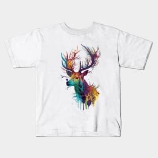 Colorful Deer #2 Kids T-Shirt